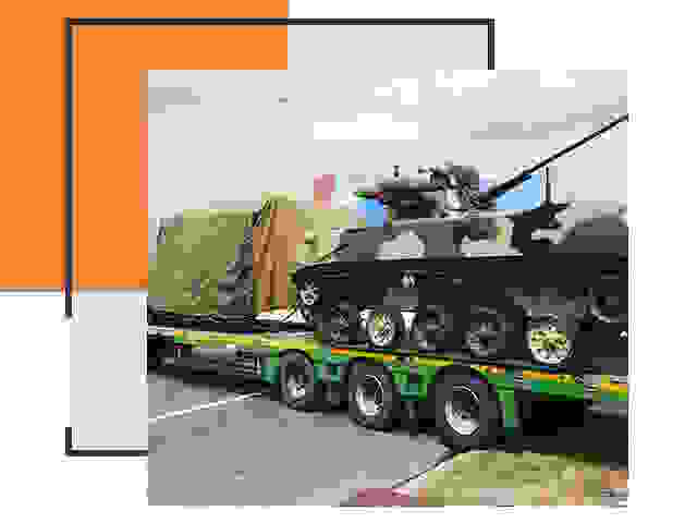 Перевозка военной техники в Каспийске